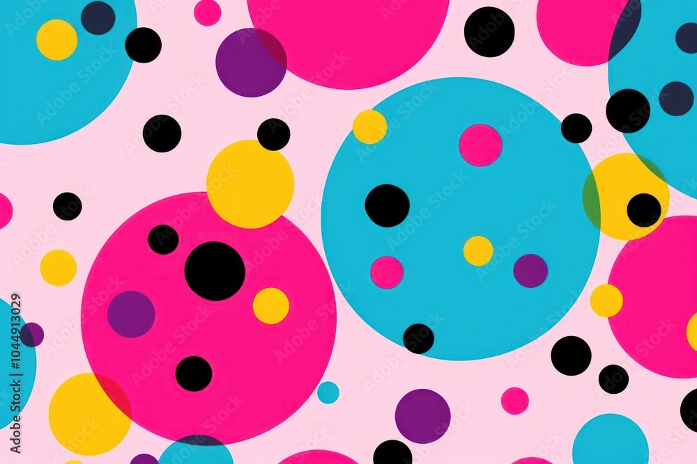 Canvas Prints polka dot backgrounds pattern creativity.