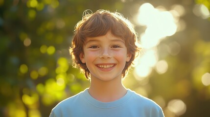 The Happy Boy in Sunlight