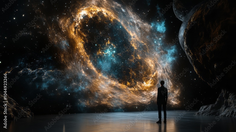 Wall mural a look into the universe 47