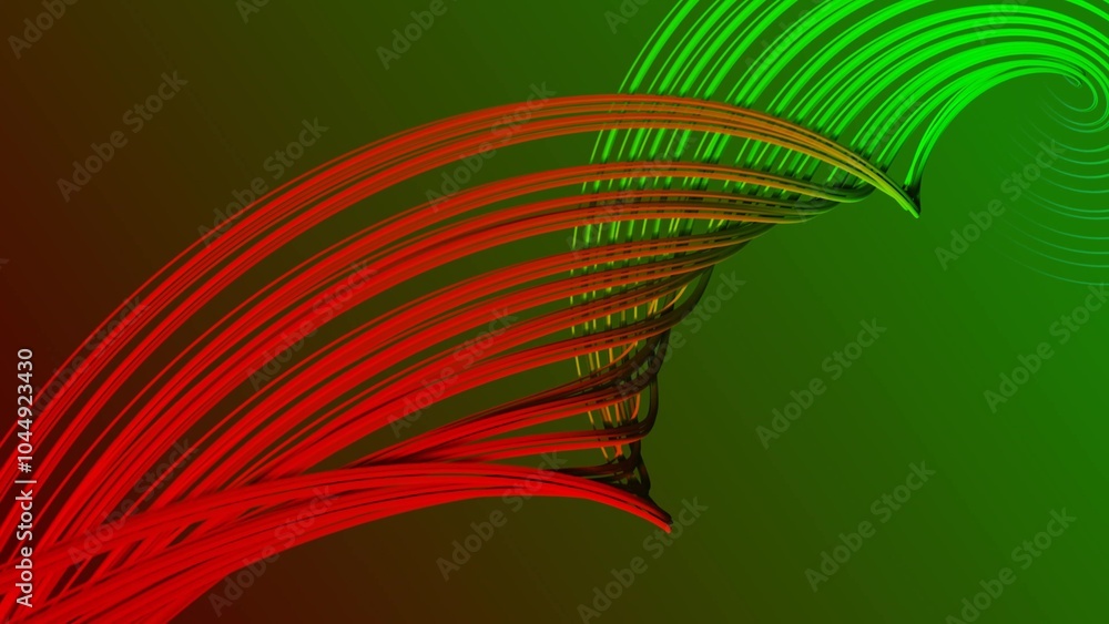Poster background line wave pattern, gradient color line wave abstract background