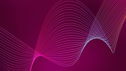 Background line wave pattern, Gradient color line wave abstract background