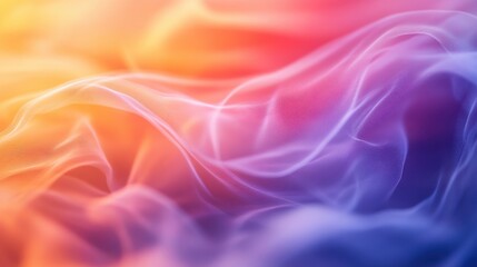 Obraz premium Abstract waves of vibrant colors flowing together, creating a soothing and artistic composition.