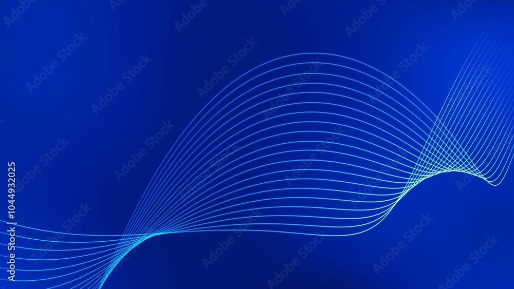 Poster background line wave pattern, gradient color line wave abstract background