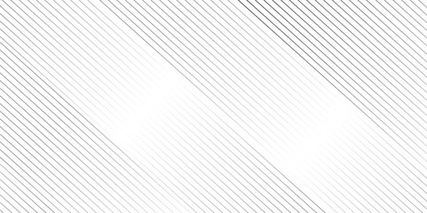 Naklejka premium Vector gradient gray line abstract pattern Transparent monochrome striped texture, minimal background. Abstract background wave line elegant white striped diagonal line technology concept web texture.