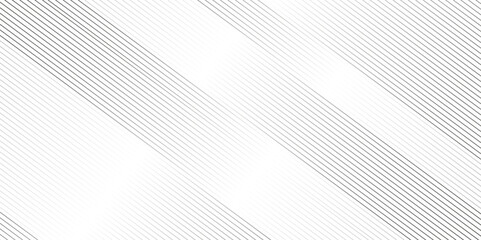 White gradient stripe line geometric background. minimal surface curve wave creative line texture. Vector tech geometric thin diagonal striped line pattern gradient minimal transparent background.