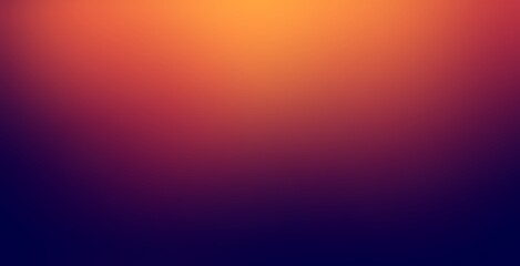 Orange violet dark empty blur background. Minimal abstract soft gradient banner.
