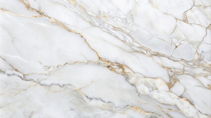 Abstract White Marble Texture With Golden Veins, A Natural Stone Pattern For Design Projects