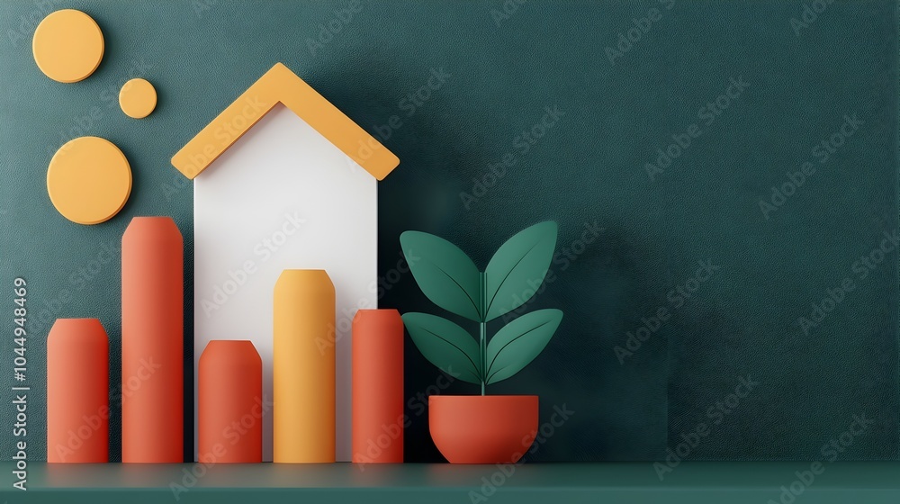 Poster Sophisticated 3D Interactive Business Dashboard Featuring Comprehensive Data Visualization Business Intelligence Analytics and Strategic Marketing Planning Tools