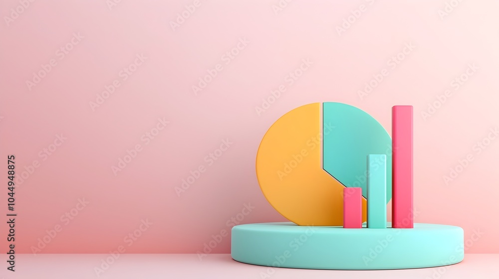 Aufkleber real time 3d business data dashboard offering advanced analytics and predictive insights to drive in