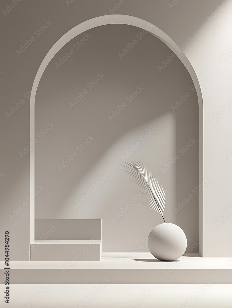 Aufkleber exploring minimalist aesthetics a harmonious blend of simple design and clean lines in contemporary 