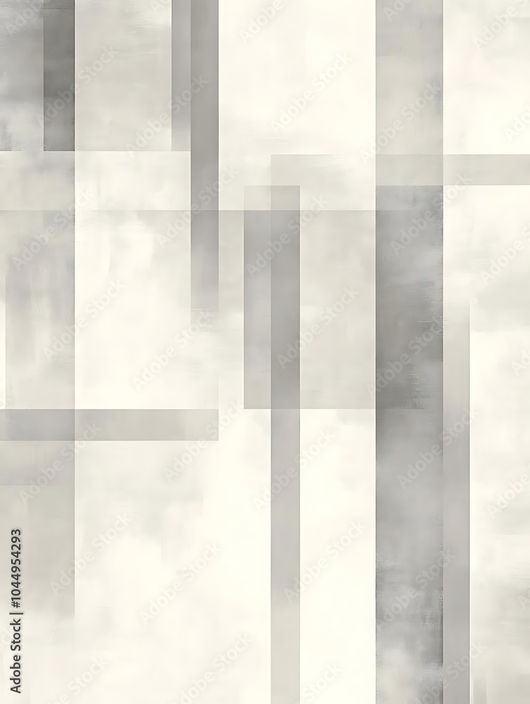 Aufkleber Exploring minimalist aesthetics a study in simple and clean design using geometric shapes and textures for modern spaces