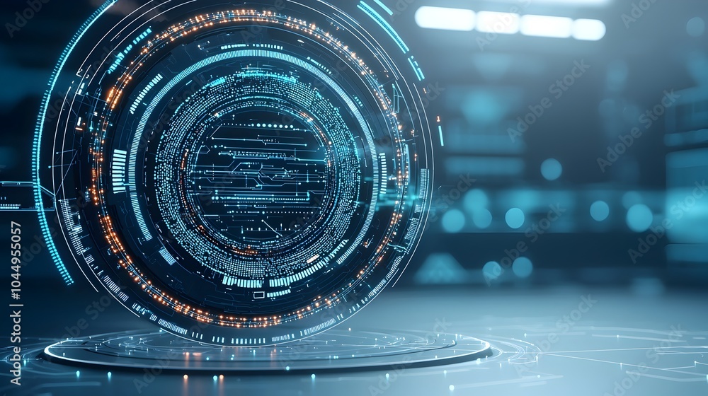 Poster Intricate Polygonal Technology Background Representing Data and Innovation  Complex geometric shapes data points and 3D rendering create a futuristic and dynamic visual representation of technology