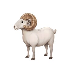 Naklejka premium Ram emoji 