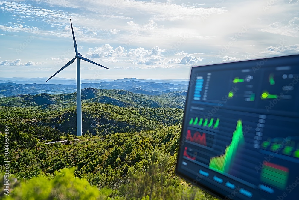 Poster renewable energy monitoring with real time analytics dashboard