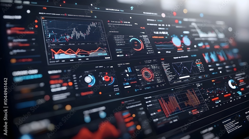Poster Interactive 3D Data Dashboard Tailored for Business Intelligence Analysis and Real Time Metrics Tracking  Sleek Responsive Visualization for Data Driven Reporting and Analytics