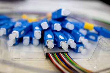 multiplexer for data transmission. Internet equipment for Internet service providers, connection, data transmission