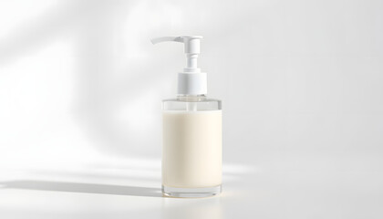 Cosmetic Cream Dispenser Product isolated with white highlights, png