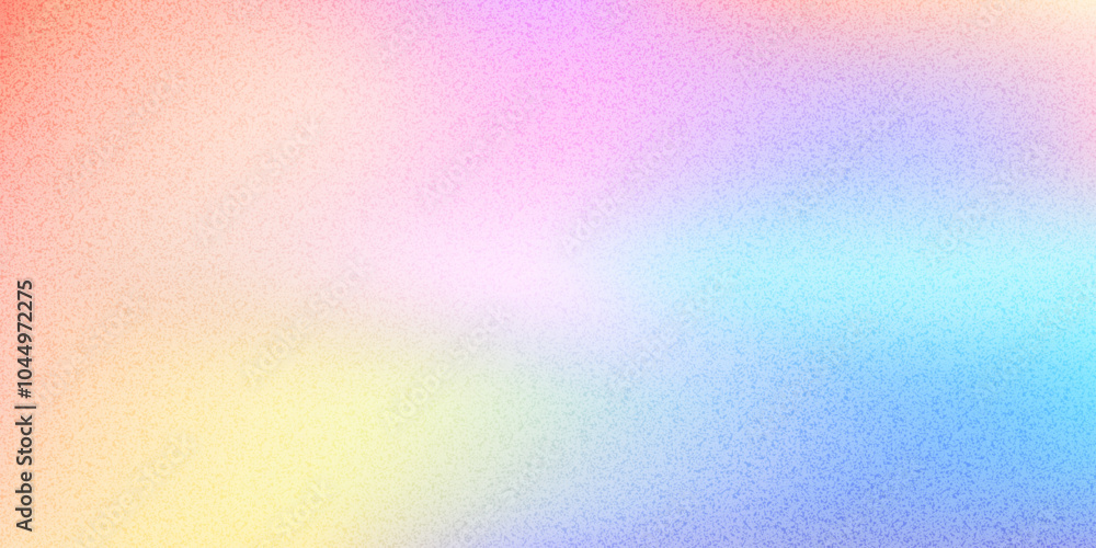 Poster color gradient gritty noise background with soft, grainy texture, transitioning between pastel shade