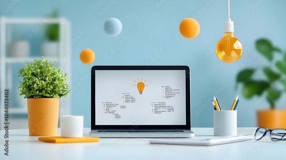 Poster Contemporary art inspired infographic visualizing a step by step workflow process for effective scheduling planning and teamwork management in a business or corporate setting