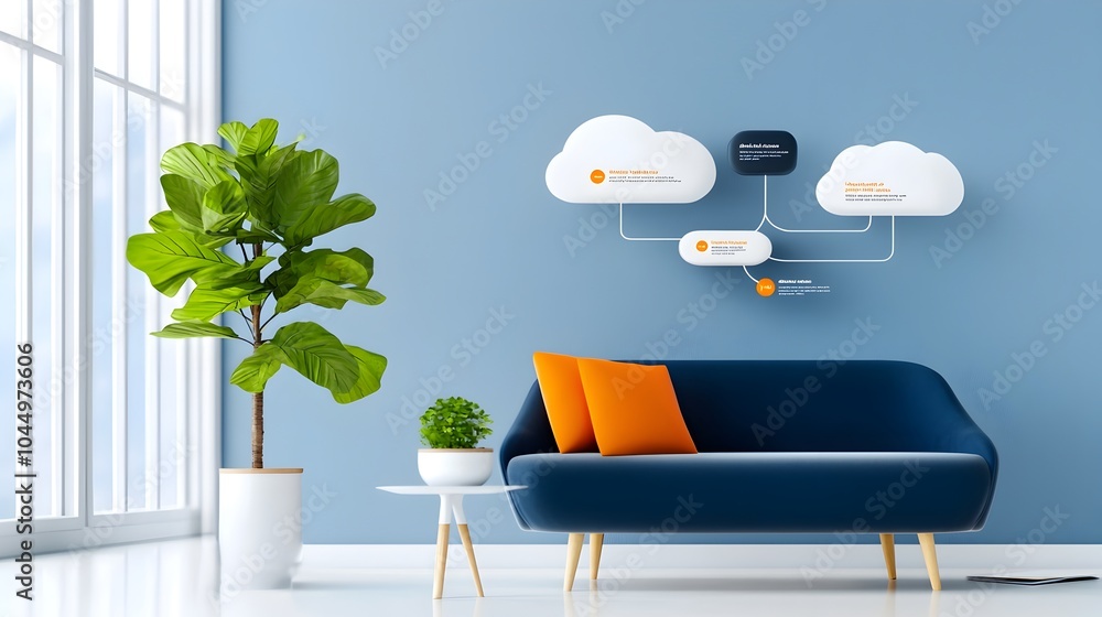 Poster Comprehensive Workflow Infographic Showcasing Systematic Execution of Business Objectives Resource Management and Team in a Modern Digital Design