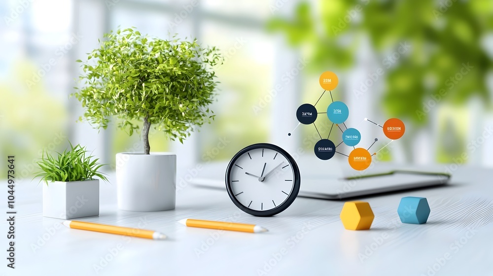 Poster Workflow Infographic Illustrating Step by Step Processes Business Planning and Team Management Practices for Contemporary Design and Creative Workflows
