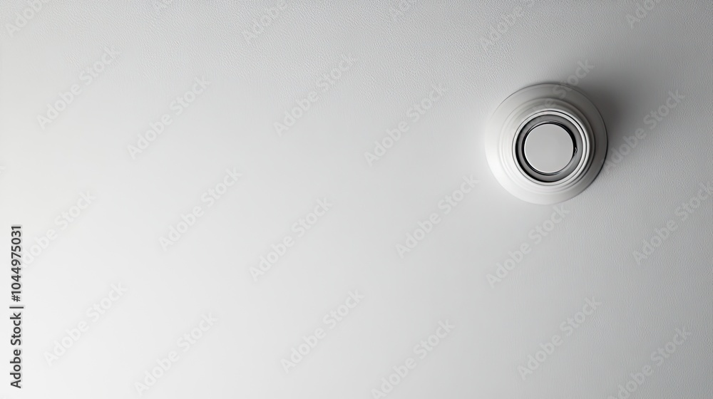 Poster modern ceiling design with circular light fixture