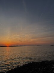 Obraz premium sunset over the sea