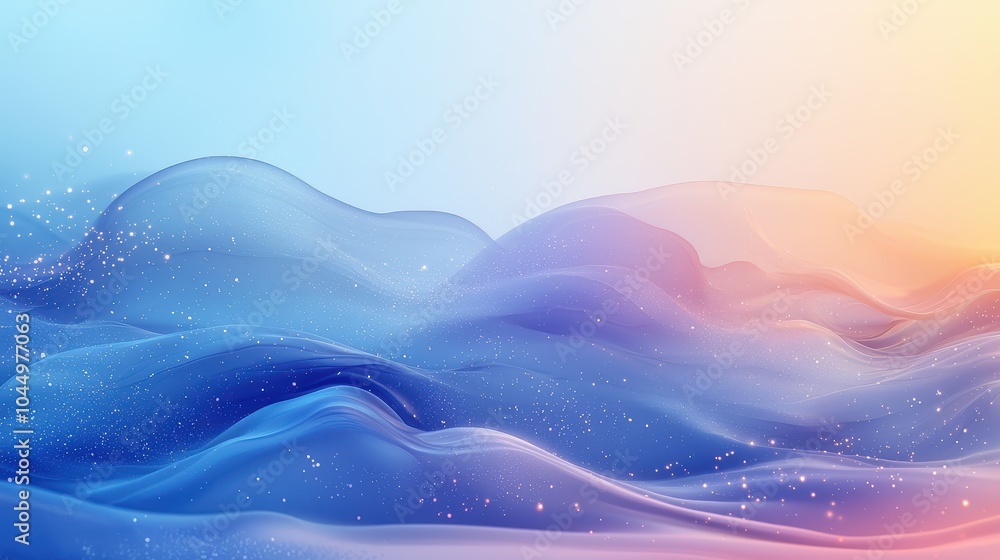 Aufkleber light blue gradient with smooth, soft transitions, ideal for clean and professional presentation sli