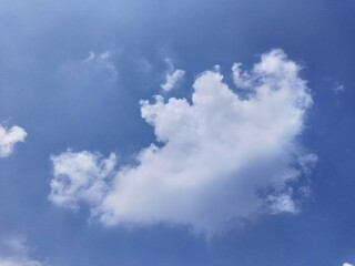 blue sky with clouds