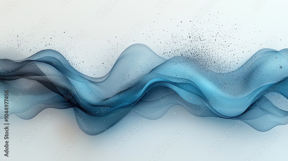 Poster light blue minimalist vector background with subtle gradients and smooth shapes, perfect for web des