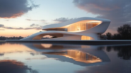 Modern architecture, showcasing sleek and innovative designs that define contemporary building styles