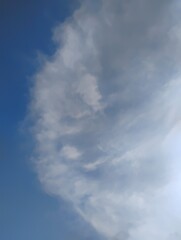 blue sky with clouds