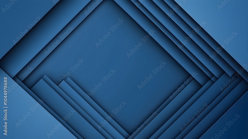 Poster Sleek Blue Gradient Abstract Background with Minimalist Geometric Shapes and Shadows Ideal for Futuristic Technology Digital and Design Themes