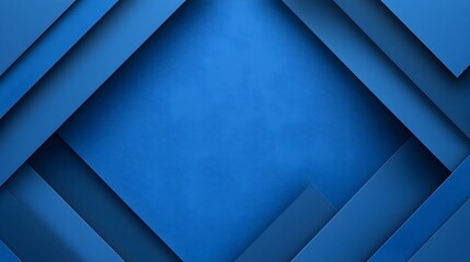 Fototapeta premium Futuristic Blue Abstract Background with Geometric Minimalist Shapes and Soft Shadows for Modern Technology Concepts Clean and Elegant Digital Suitable for Corporate Business Innovation