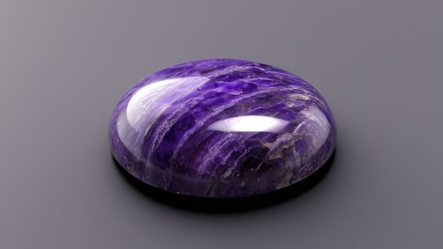 Mysterious purple charoite crystal captures the essence of spiritual transformation. This rare Russian gem showcases swirling patterns of lavender and violet, perfect for luxury jewelry designs