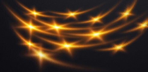 Fototapeta premium Festive background with stars. Large grainy texture.