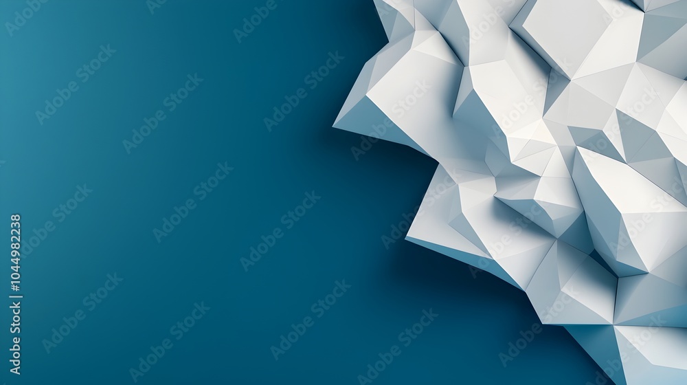 Fototapete Captivating abstract polygonal mesh backdrop with shimmering gradient effects perfect for creating futuristic tech and digital design concepts for websites landing pages app interfaces and more