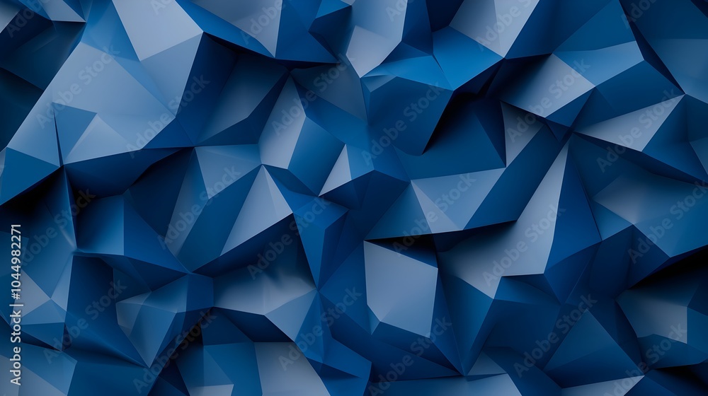 Poster Mesmerizing digital abstract background featuring a modern 3D polygonal mesh with shimmering sparkly effects perfect for creative landing pages high tech design projects and innovative digital art