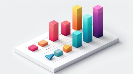 Colorful 3D Bar Chart