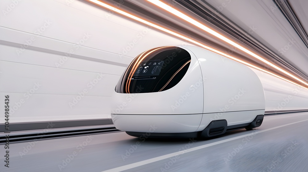 Aufkleber sleek and advanced electric vehicle with ai powered navigation aerodynamic exterior and eco friendly