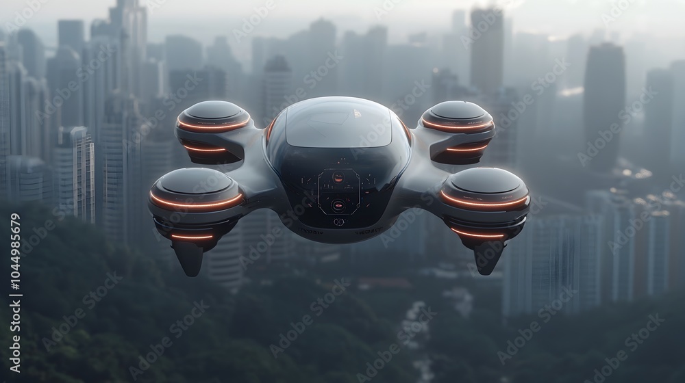 Poster ultra futuristic ev concept with cutting edge features and zero emission technology soaring through 