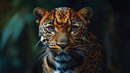 Obraz premium Leopard in its natural habitat