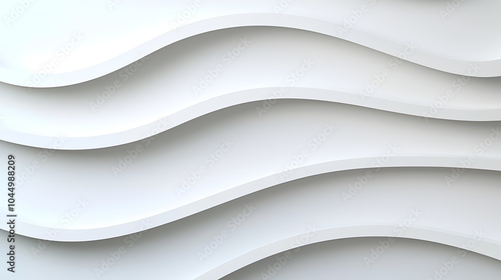 Poster Sleek and Elegant Futuristic Background featuring Smooth Curved Lines Soft Gradients and Minimalistic Geometric Patterns with Subtle Light Reflections Perfect for Digital Designs Presentations