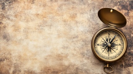 Vintage World Map with Compass:Concept of exploration, adventure, history, and travel. evokes a sense of nostalgia and curiosity, inviting viewers to embark on their own journeys of discovery.