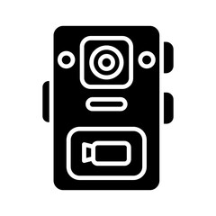 Body Camera glyph icon