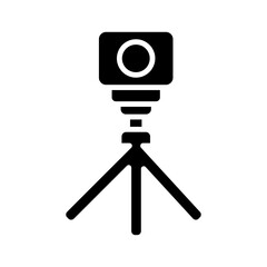 Speed Camera glyph icon