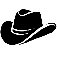 Cowboy hat silhouette