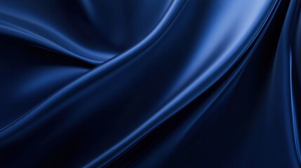 Obraz premium Glossy midnight blue gradient with subtle light reflections, perfect for sleek product photography.