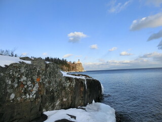 lake in winter