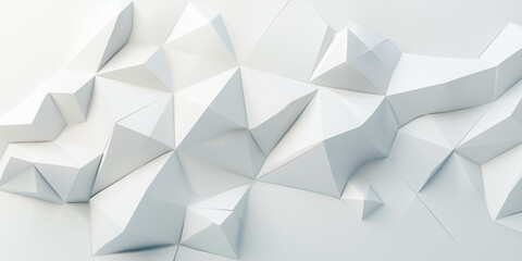 Obraz premium 3d image, design of an abstract and modern white background. template for presentation, power point, poster, web, backrog. tehcnological and geometrical background. laptop. architectural.
